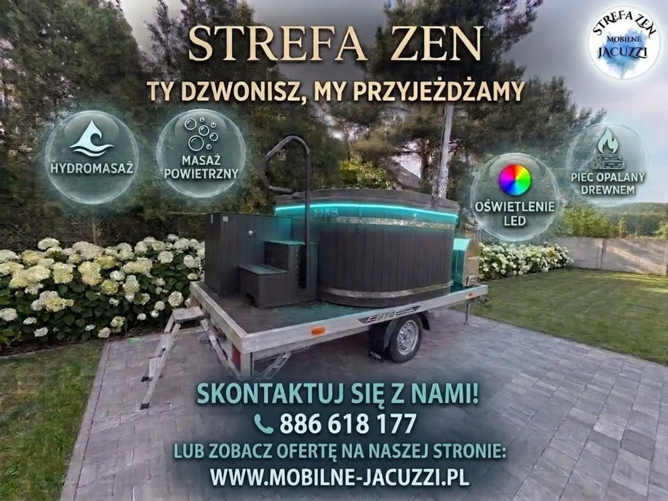 Strefa ZEN - mobilne jacuzzi na wynajem